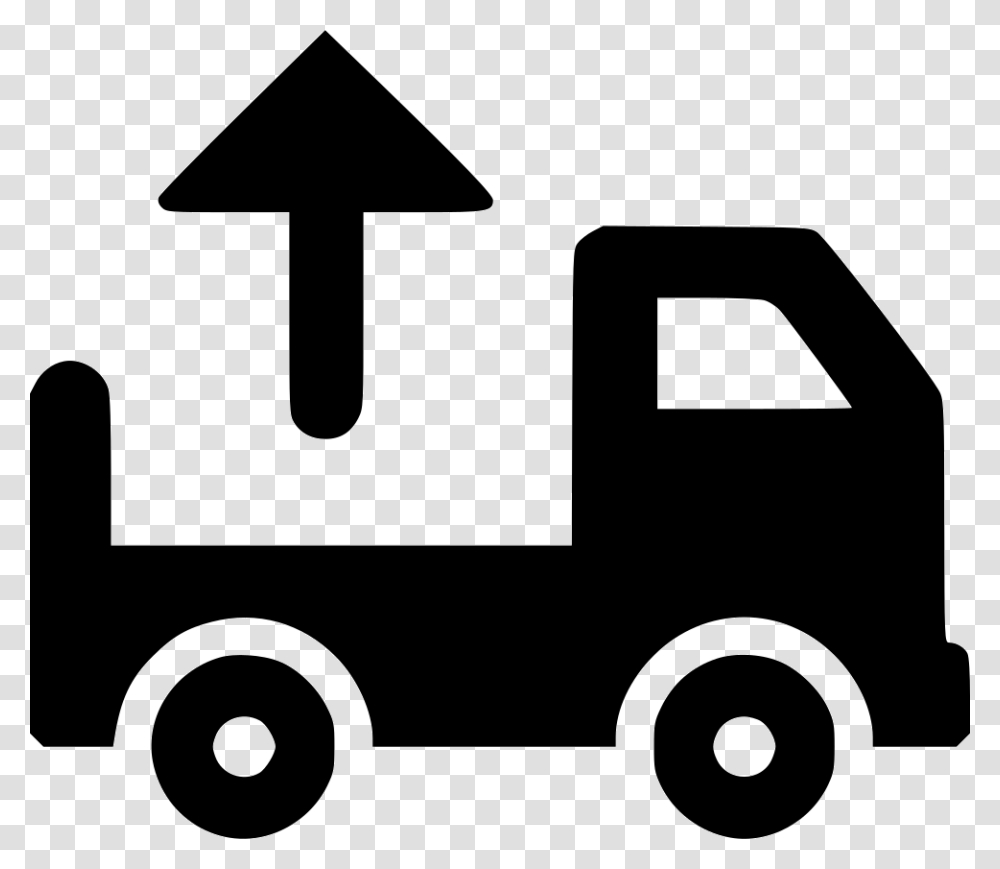Truck Unload Truck Loading Icon, Transportation, Vehicle, Caravan, Stencil Transparent Png