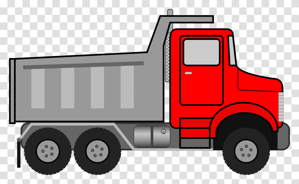 Truck Vector Clipart Image Free Stock Photo, Vehicle, Transportation, Fire Truck, Van Transparent Png