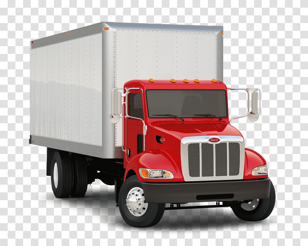 Truck Vector Peterbilt Medium Duty, Vehicle, Transportation, Trailer Truck, Moving Van Transparent Png