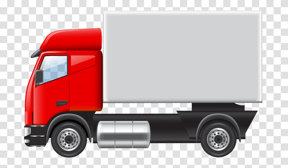 Truck, Vehicle, Transportation, Trailer Truck, Van Transparent Png