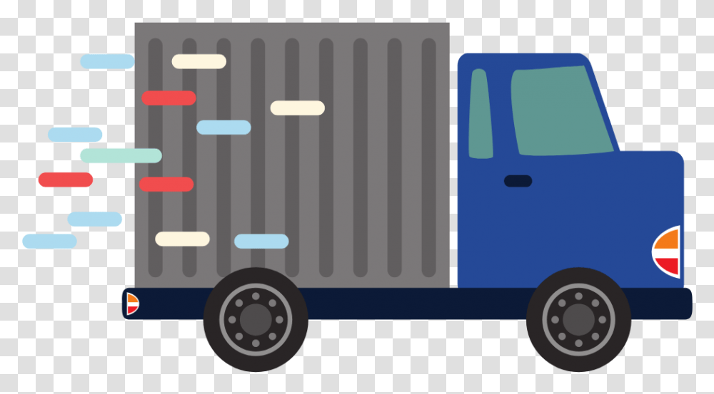 Truck, Vehicle, Transportation, Van, Moving Van Transparent Png