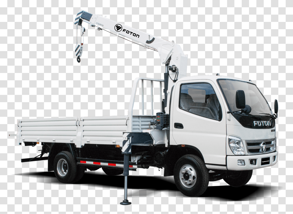 Truck With Crane Truck With Crane, Vehicle, Transportation, Construction Crane, Wheel Transparent Png