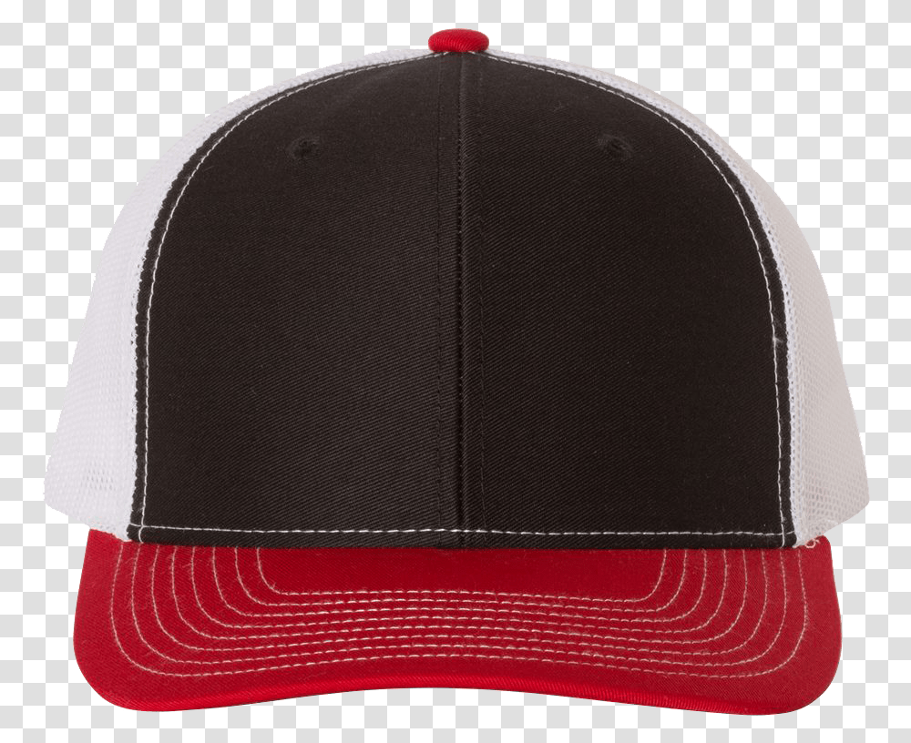 Trucker Hat Clipart Richardson 112 Hats Red Black, Apparel, Baseball Cap Transparent Png