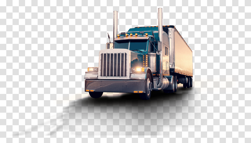 Trucking Company Thank You Cards, Vehicle, Transportation, Trailer Truck, Metropolis Transparent Png