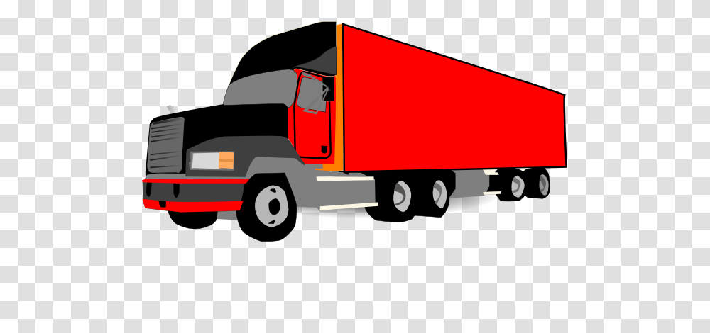 Trucks Clipart, Trailer Truck, Vehicle, Transportation, Moving Van Transparent Png
