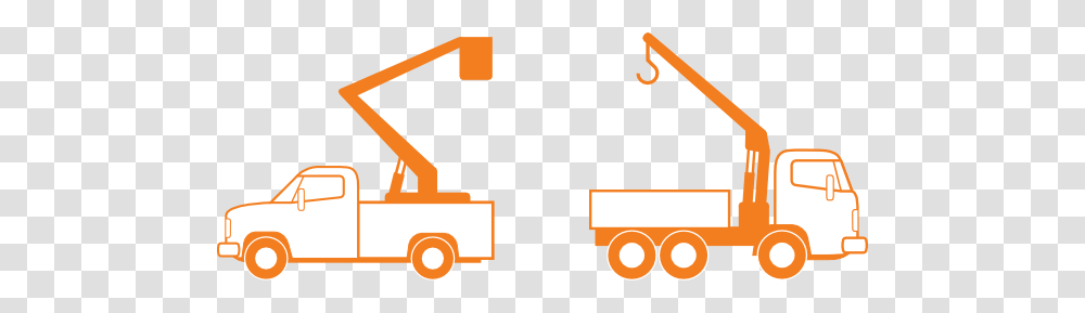 Trucks With Crane Clip Art, Number, Alphabet Transparent Png