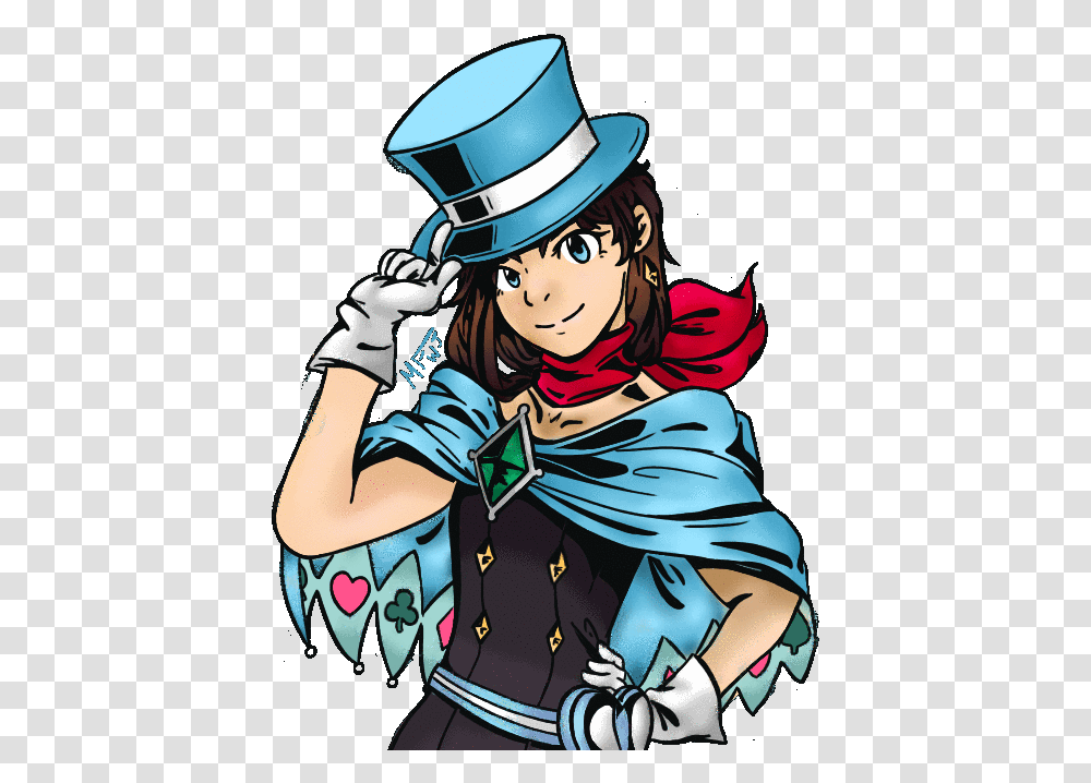 Trucy Wright Ace Attorney Trucy Ace Attorney, Helmet, Apparel, Person Transparent Png