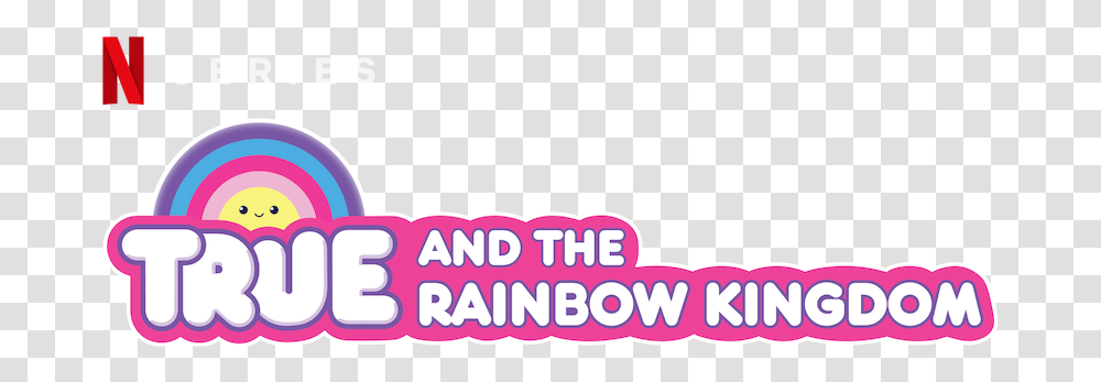 True And The Rainbow Kingdom Netflix Official Site Color Gradient, Text, Label, Crowd, Clothing Transparent Png