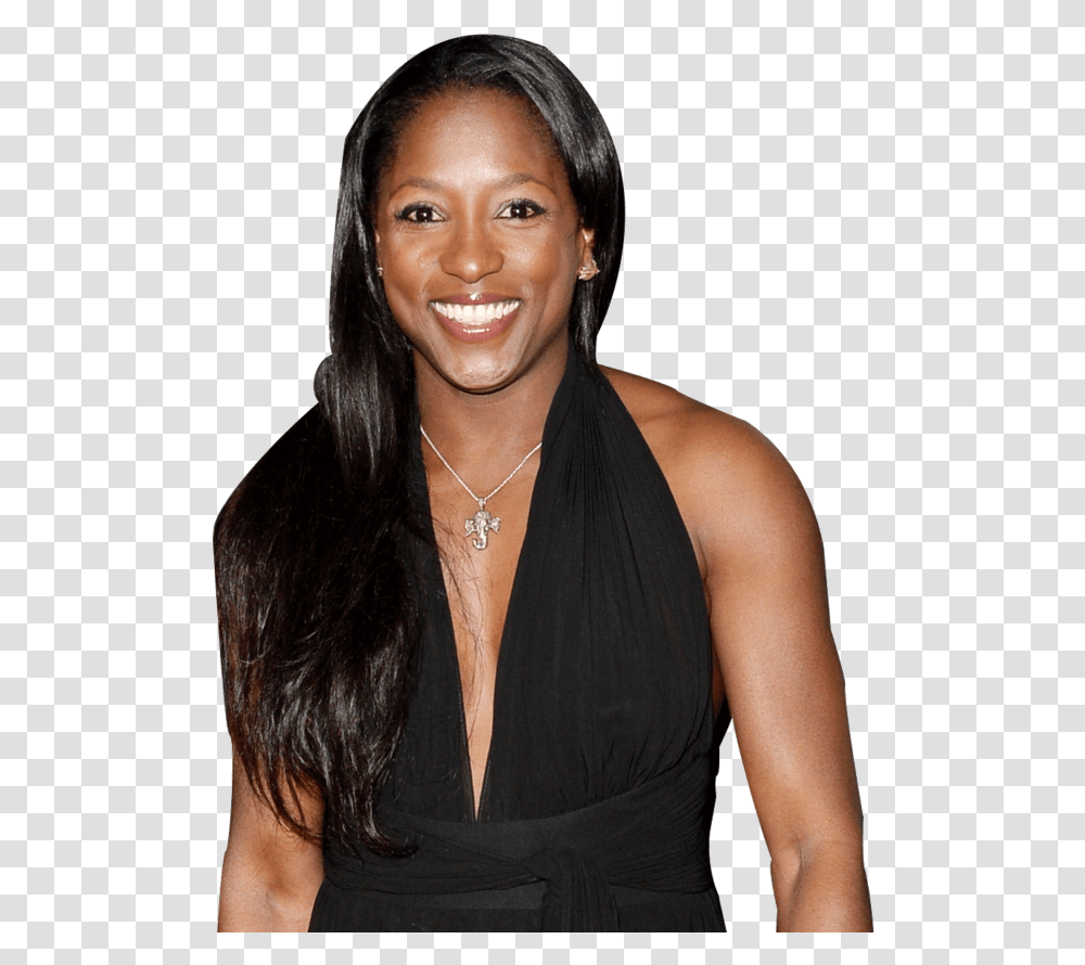True Blood's Rutina Wesley On Tara The Cage Fighting Photo Shoot, Pendant, Person, Human, Necklace Transparent Png