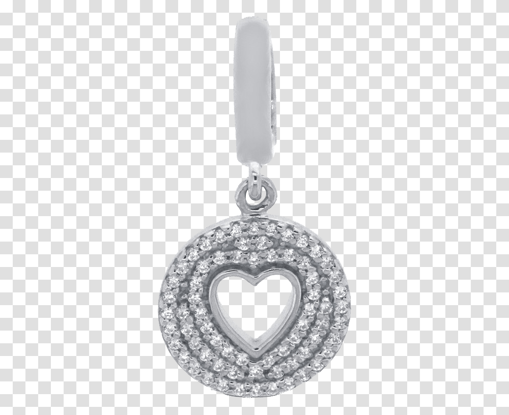 True Definition Diamond Heart Charm 15 Ct Tw Round Cut Solid, Pendant Transparent Png