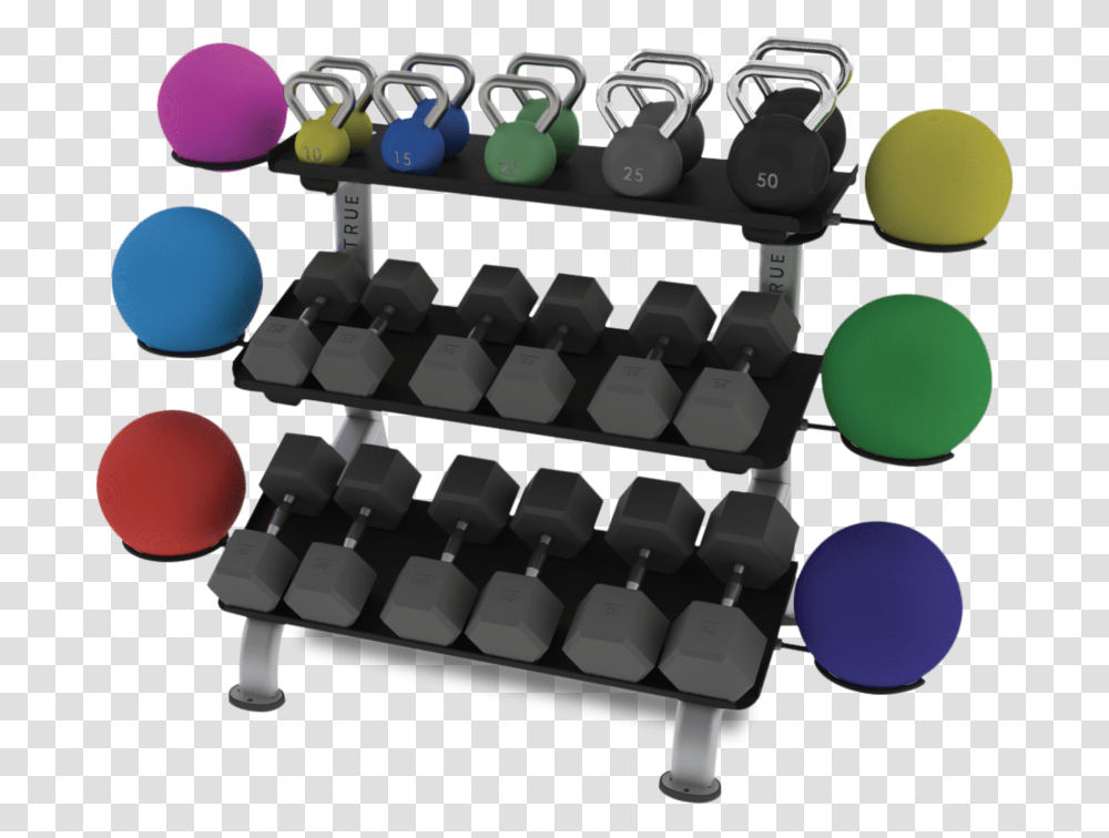 True Fitness Line 3 Tier Flat Tray Dumbbell Rack Fs 24 Rack, Computer Keyboard, Hardware, Electronics, Chess Transparent Png