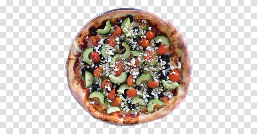 True Greek Goodness Pizza With Toppings California Style Pizza, Food, Plant, Cake, Dessert Transparent Png