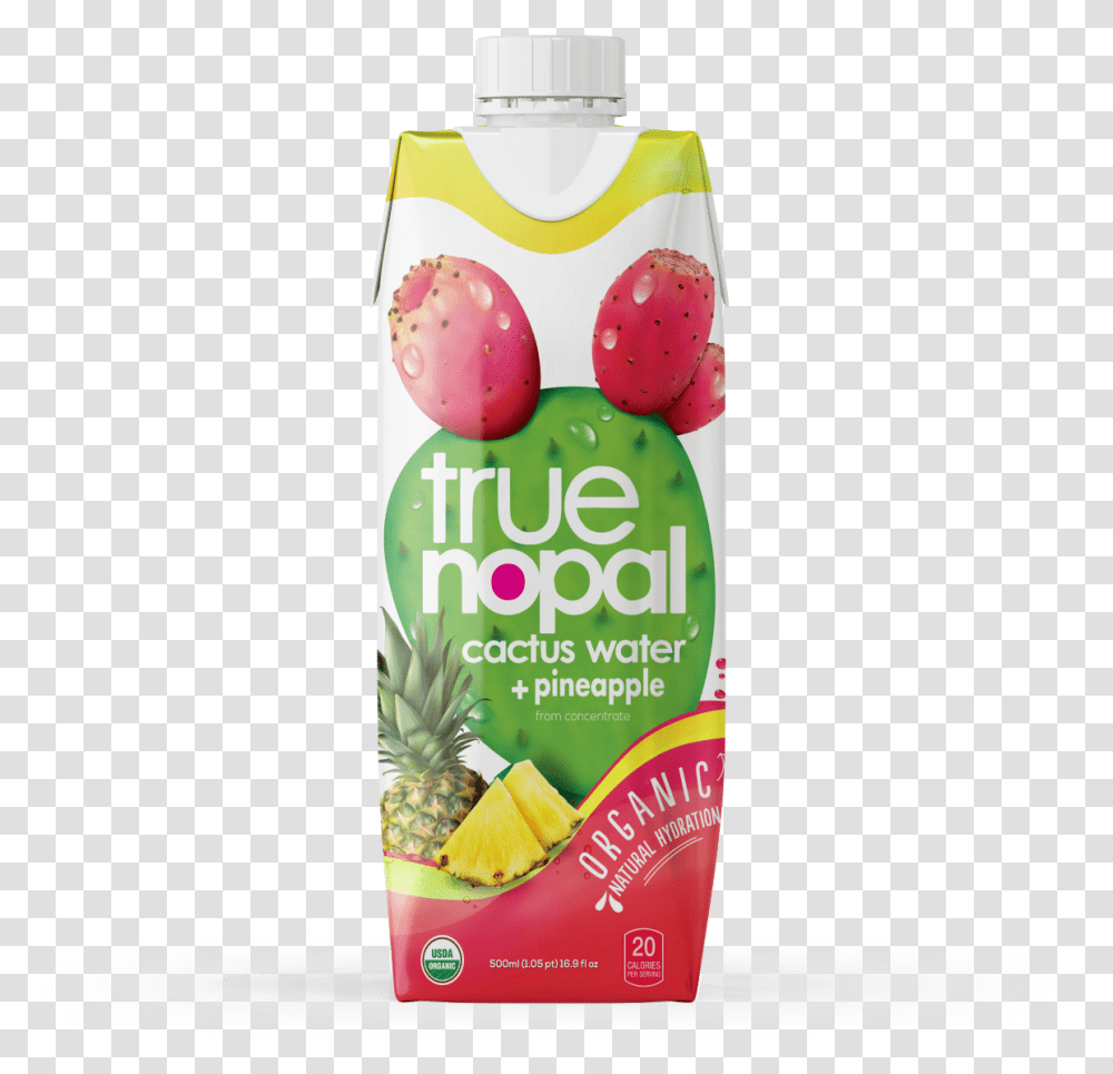 True Nopal Launches New Organic Cactus Water Line And Juicebox, Beverage, Drink, Bottle, Smoothie Transparent Png