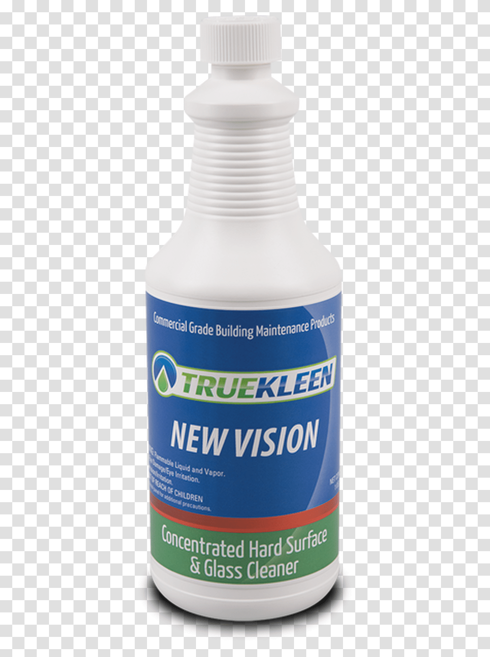 Truekleen New Vision Concentrated Glass Cleaner Solution, Food, Beer, Dessert, Label Transparent Png