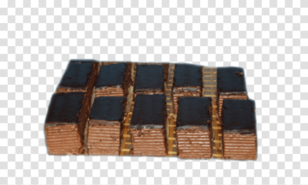 Truffle Slice Chocolate, Brick, Wood, Treasure, Building Transparent Png