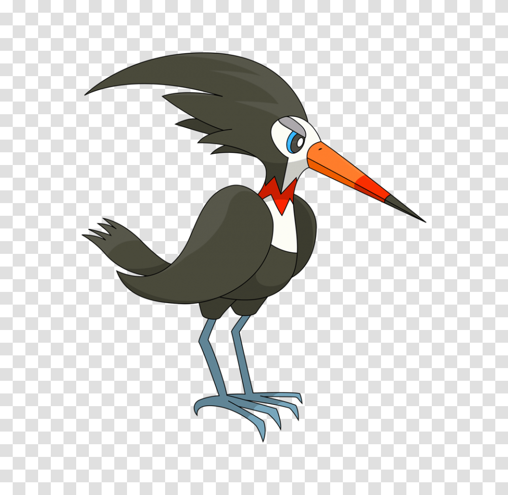 Trumbeak Pokemon Cartoon Image Background, Stork, Bird, Animal, Pelican Transparent Png