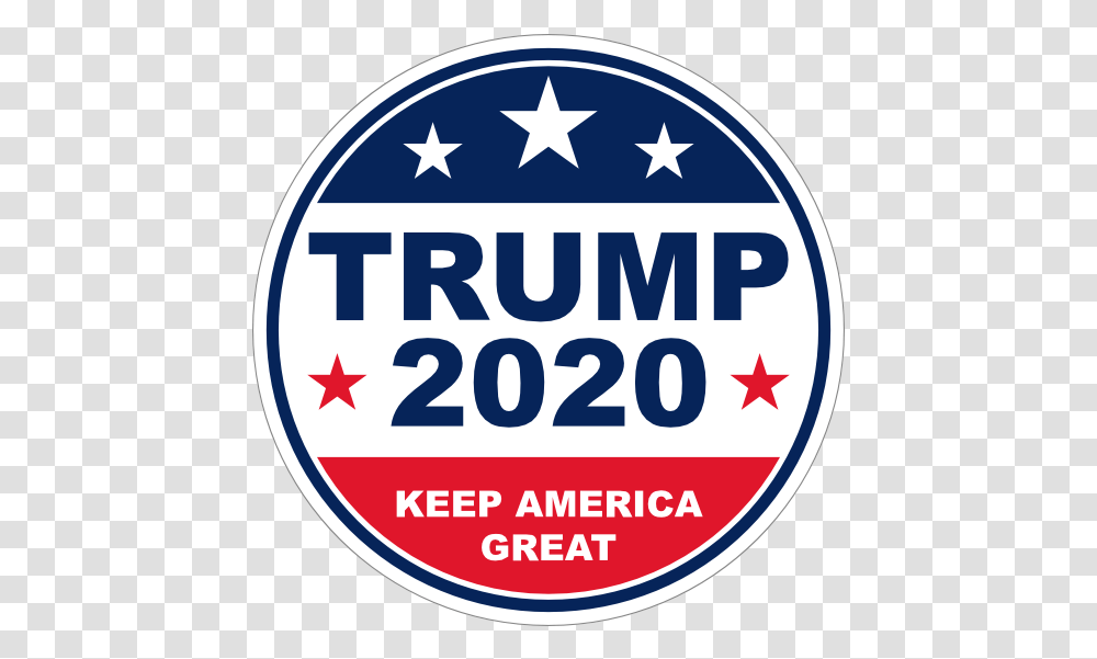 Trump 2020 Circle Sticker Logo 2020 Trump 2020, Label, Text, Symbol, Trademark Transparent Png