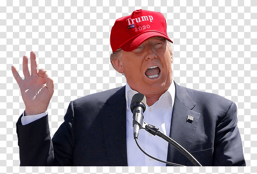 Trump 2020 Hat New, Person, Suit, Coat Transparent Png