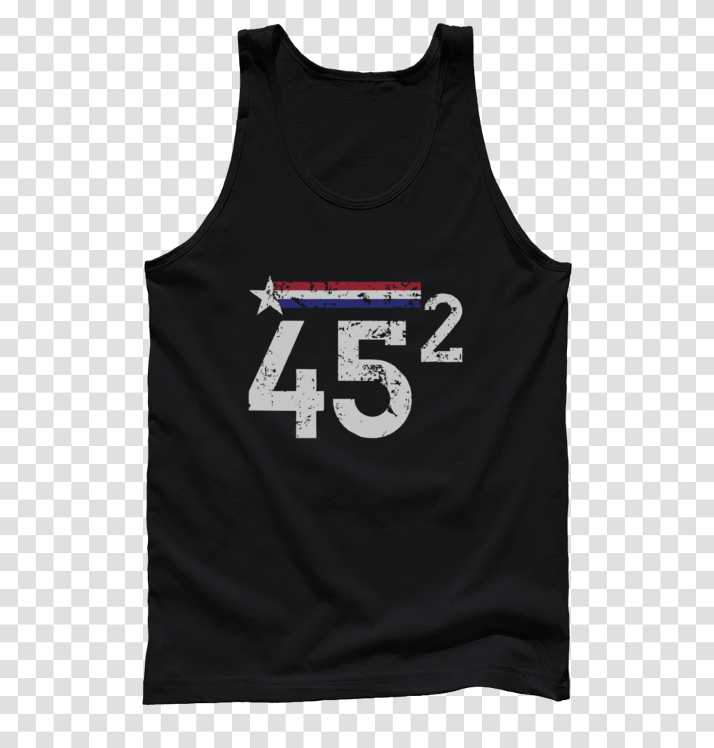 Trump 45 Squared Apparel Active Tank, Clothing, Tank Top, Shirt, T-Shirt Transparent Png