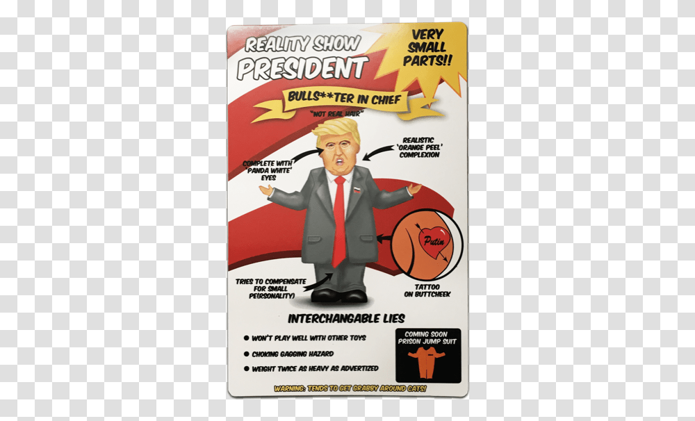 Trump Action Figure Trump Action Figures, Poster, Advertisement, Flyer, Paper Transparent Png