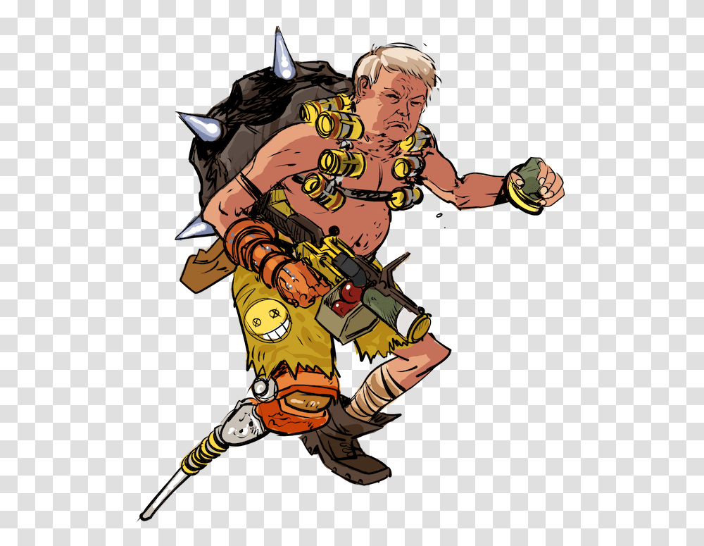 Trump As Overwatch Characters, Person, Hand, Costume, People Transparent Png