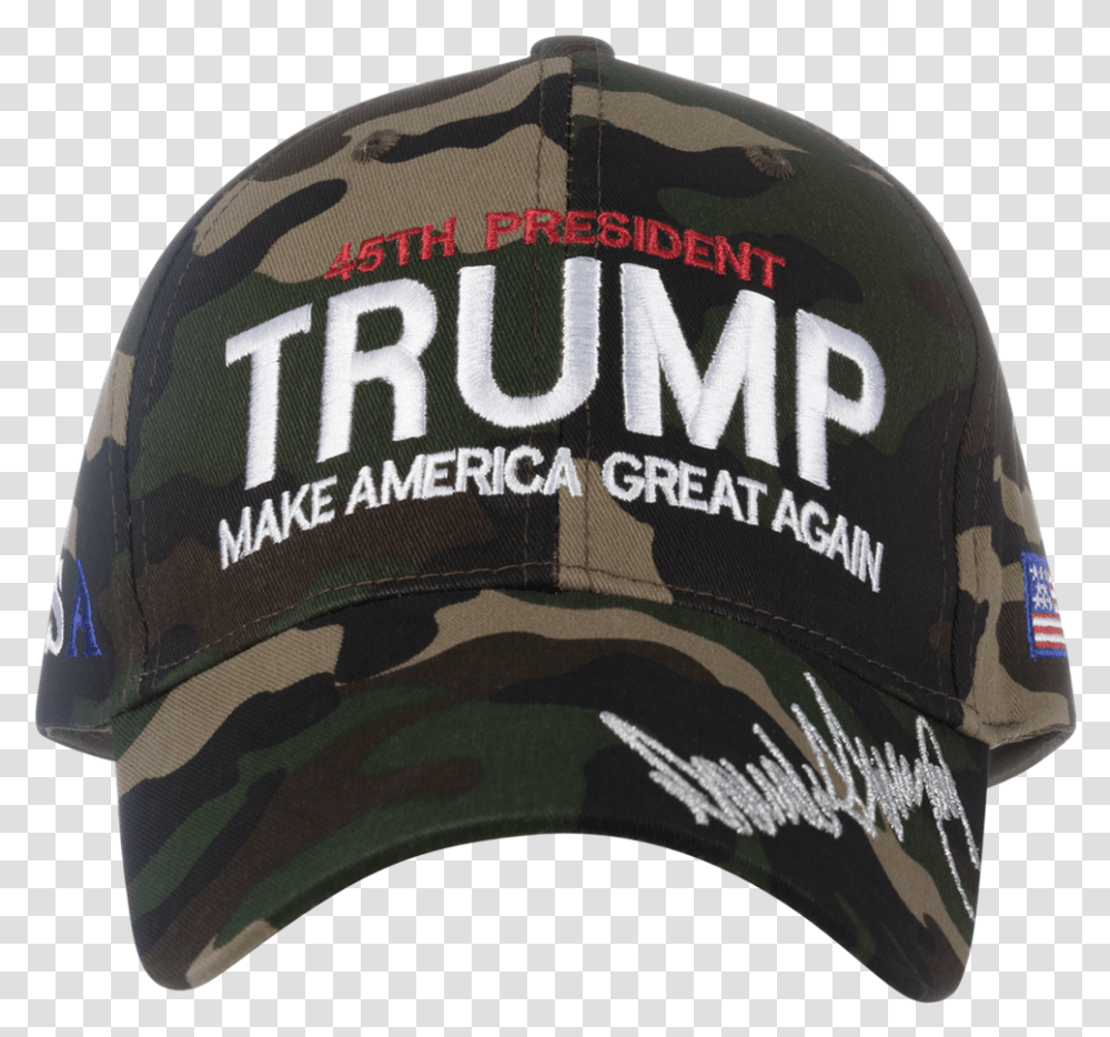 Trump Camo Hat Camouflage Hats Make America Great Baseball Cap, Apparel, Helmet Transparent Png