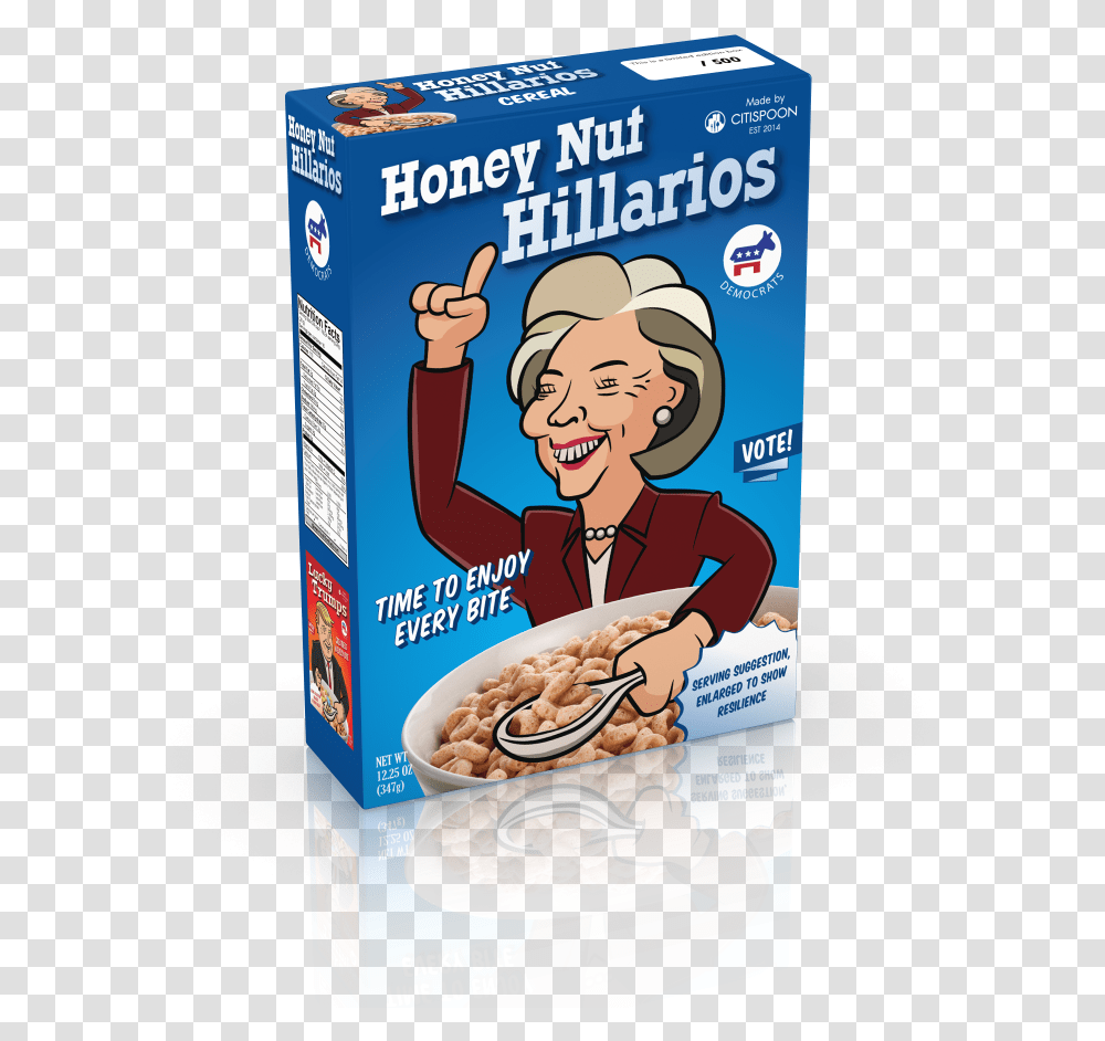 Trump Cereal Box Download Breakfast Cereal, Person, Human, Label Transparent Png