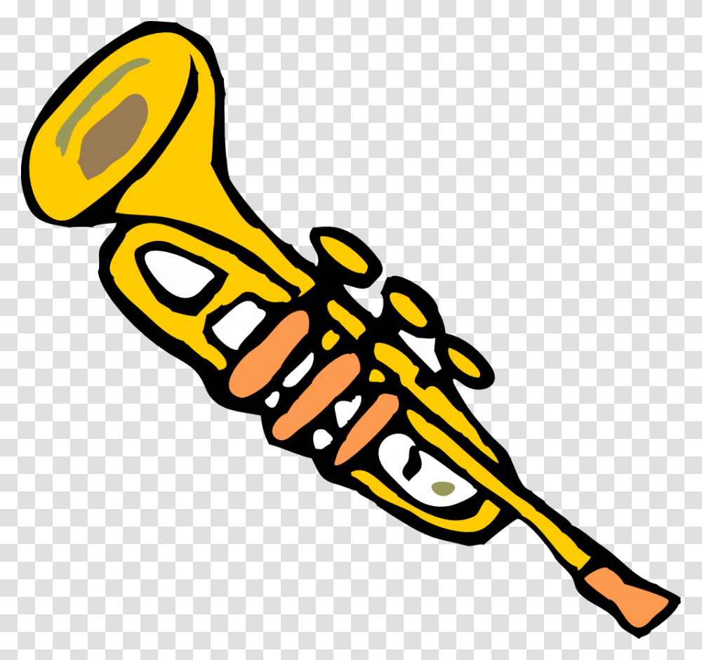 Trump Clipart, Trumpet, Horn, Brass Section, Musical Instrument Transparent Png