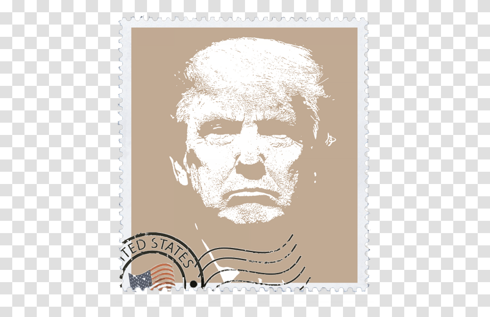 Trump For President 2016 Illustration, Postage Stamp, Poster, Advertisement Transparent Png