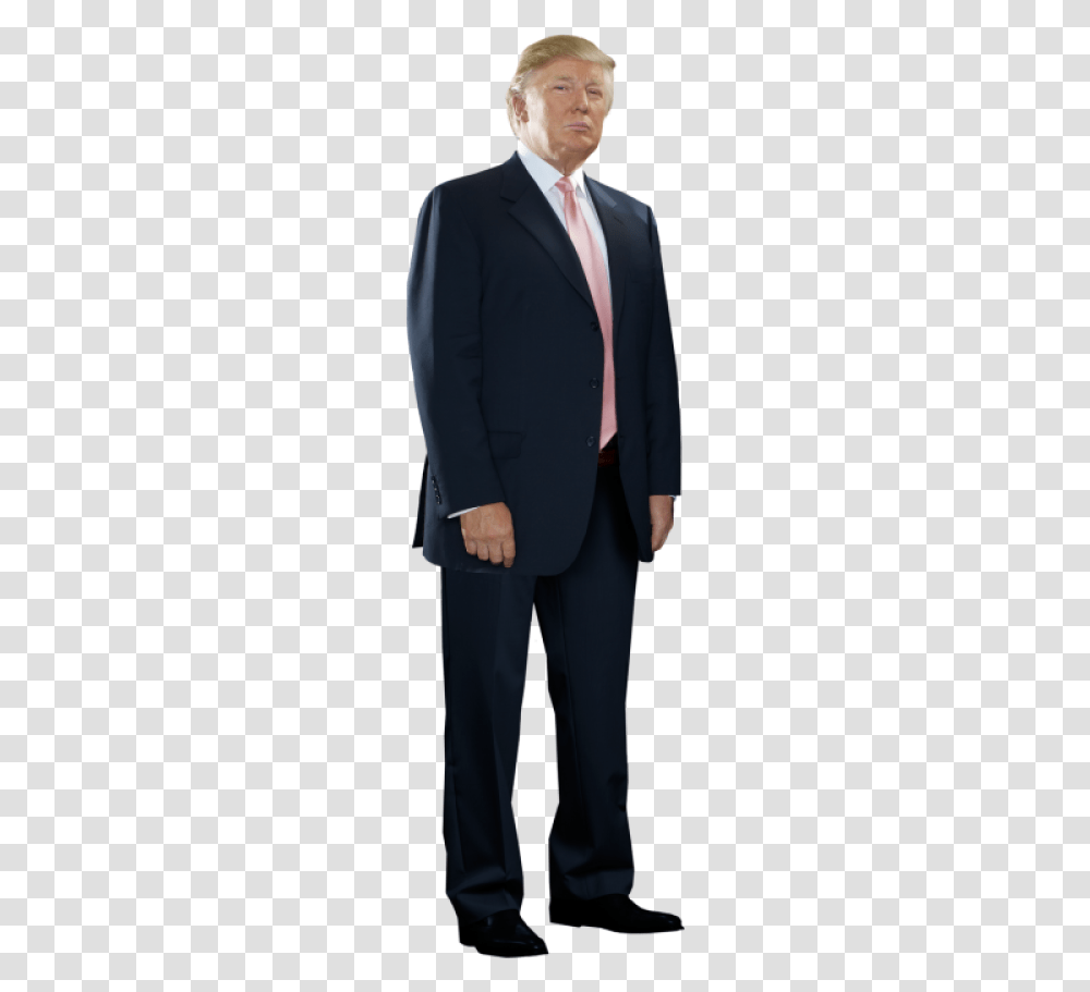 Trump Full Body, Suit, Overcoat, Tuxedo Transparent Png