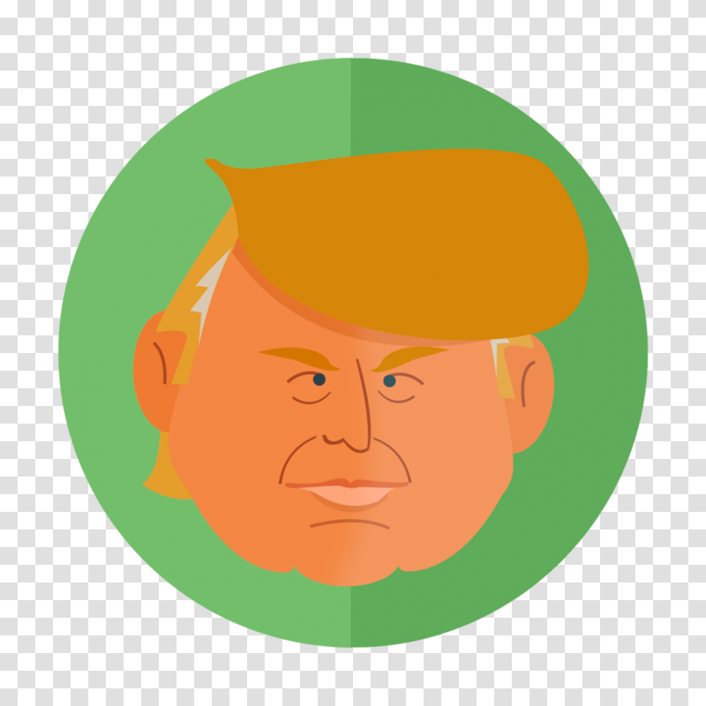 Trump Illustration Inspiration, Plant, Face, Outdoors, Food Transparent Png