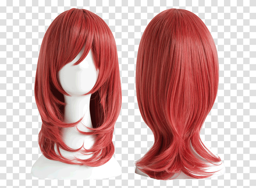 Trump Love Live Simu Nodi Jinji Maki Mixed Watermelon Red Cosplay Wig, Hair, Doll, Toy, Person Transparent Png