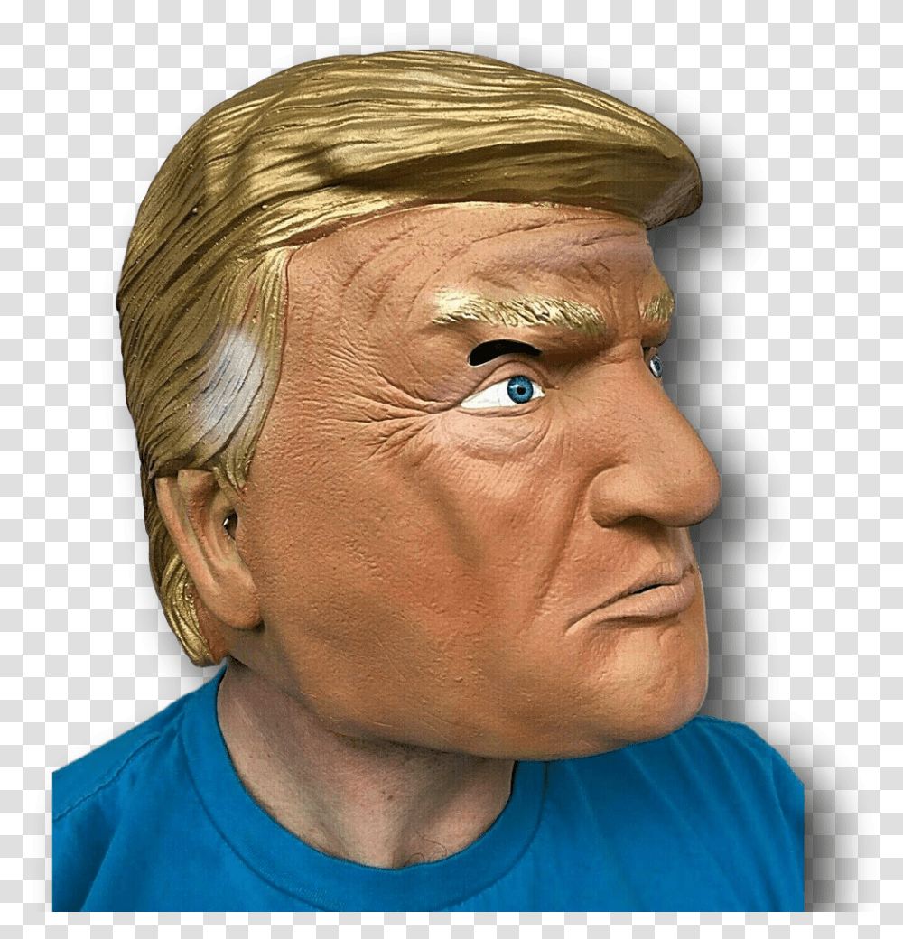 Trump Mask, Face, Person, Human, Head Transparent Png