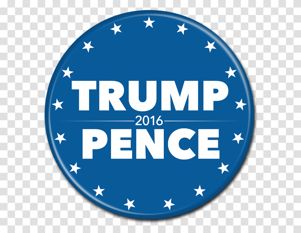 Trump Pence Button, Logo, Trademark Transparent Png