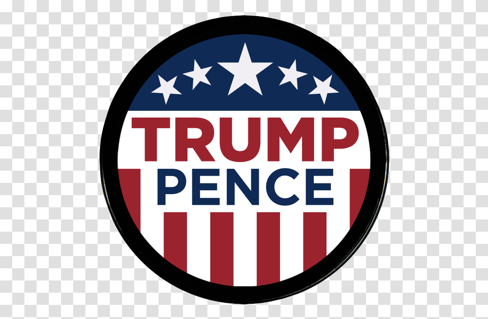 Trump Pence Circle, Label, Logo Transparent Png