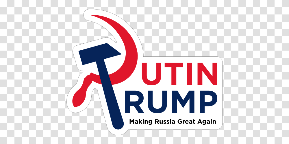 Trump Putin Sticker Vertical, Text, Symbol, Logo, Trademark Transparent Png