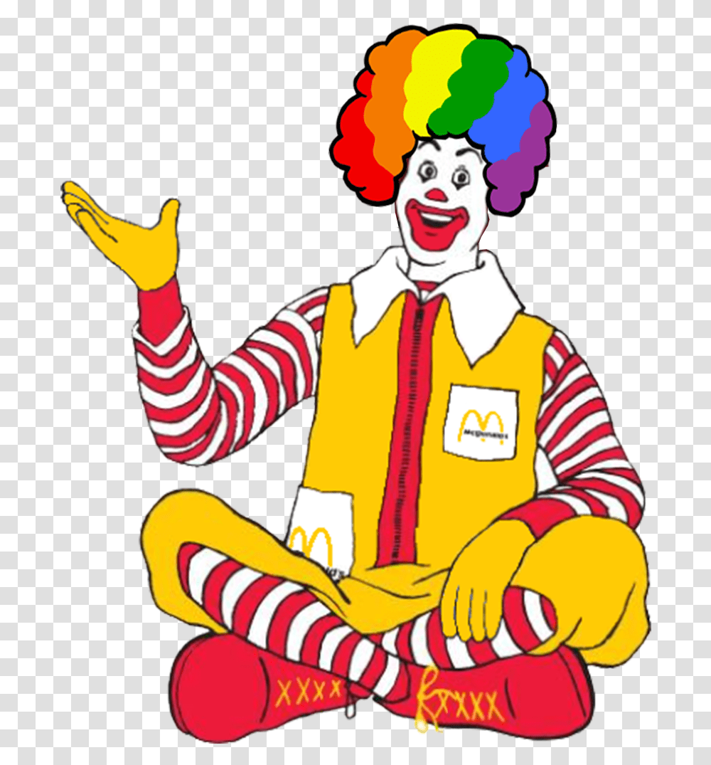 Trump Ronald Mcdonald Clipart, Performer, Person, Human, Clown Transparent Png