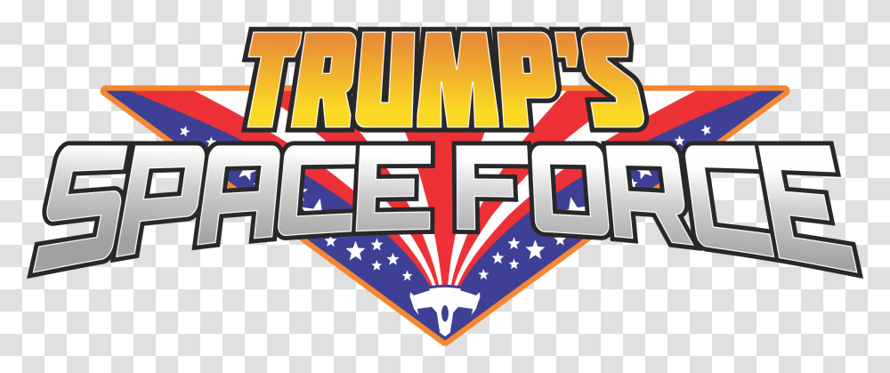 Trump Space Force Logo, Word, Advertisement, Poster Transparent Png