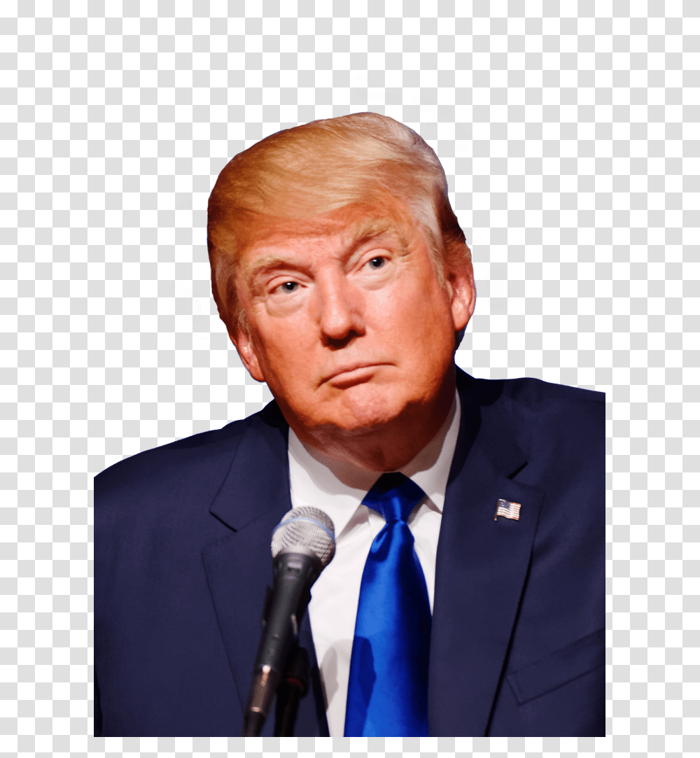 Trump, Tie, Accessories, Microphone, Electrical Device Transparent Png