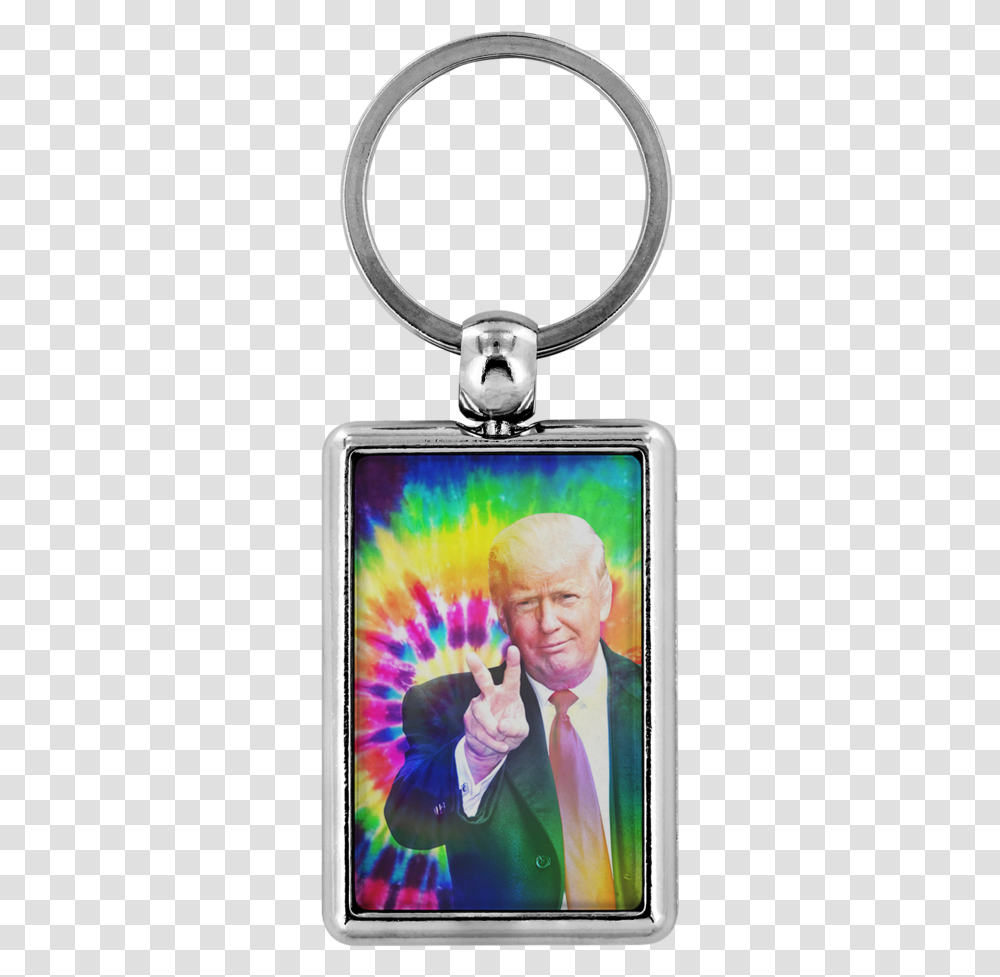 Trump Tie Dye Keychain Keychain, Accessories, Accessory, Person, Human Transparent Png