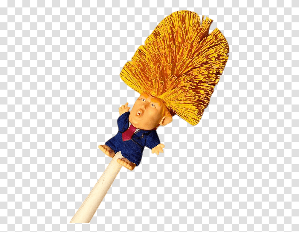 Trump Toilet Brush Baby, Doll, Toy, Person, Human Transparent Png