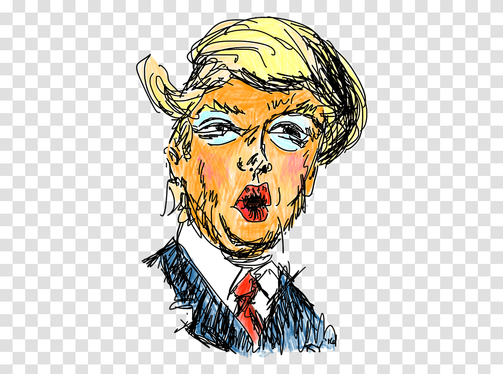 Trump Tote Bag Digital Art, Graphics, Modern Art, Head, Person Transparent Png