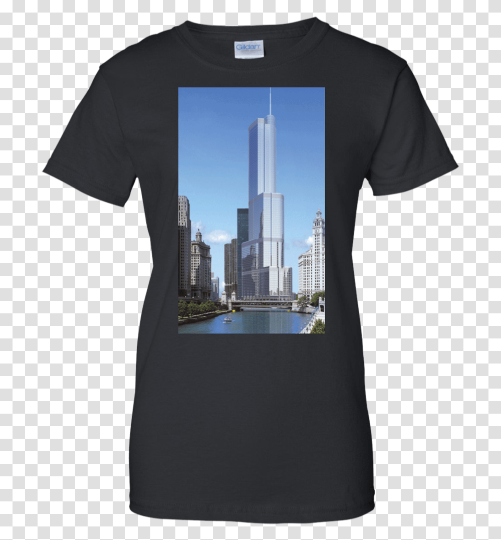 Trump Tower T Shirt Ladies Tshirt Unisex T Shirt Black T Shirt, Apparel, T-Shirt Transparent Png