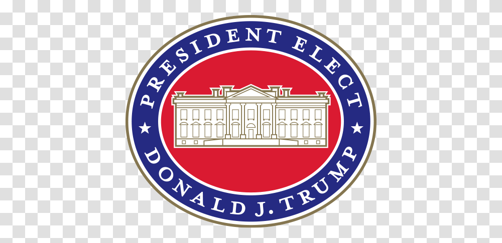 Trump Transition Logo, Badge, Interior Design, Indoors Transparent Png