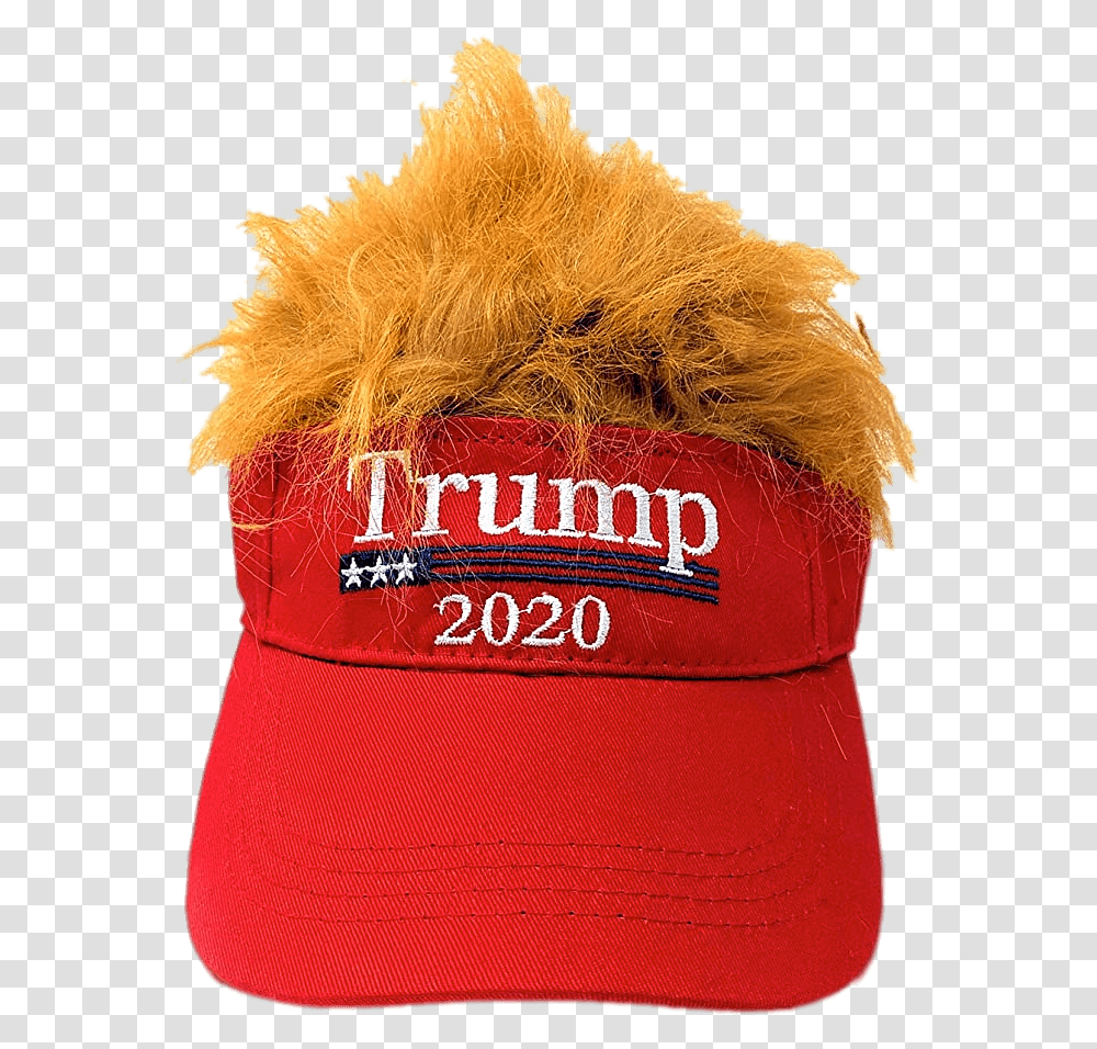 Trump Wig Vizor Baseball Cap, Clothing, Apparel, Hat Transparent Png