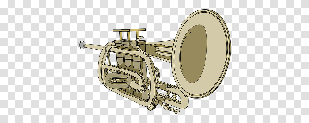 Trumpet Music, Musical Instrument, Horn, Brass Section Transparent Png