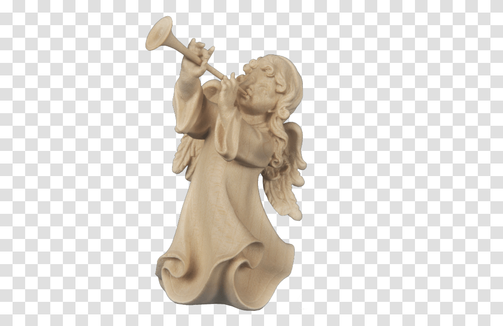 Trumpet Angels Trombone, Figurine, Person, Human, Sculpture Transparent Png