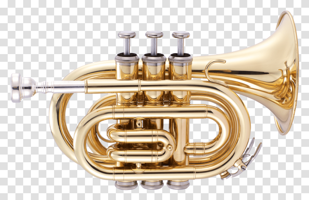 Trumpet Clipart Pocket Trumpet, Horn, Brass Section, Musical Instrument, Cornet Transparent Png