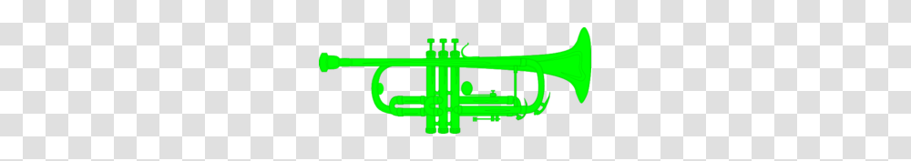 Trumpet Green Clip Art, Horn, Brass Section, Musical Instrument, Cornet Transparent Png