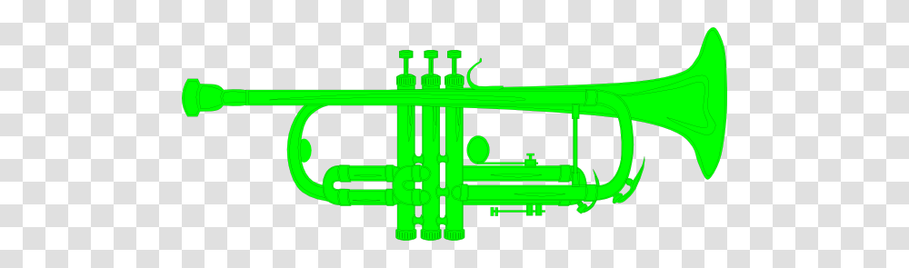 Trumpet Green Clip Art, Horn, Brass Section, Musical Instrument, Cornet Transparent Png